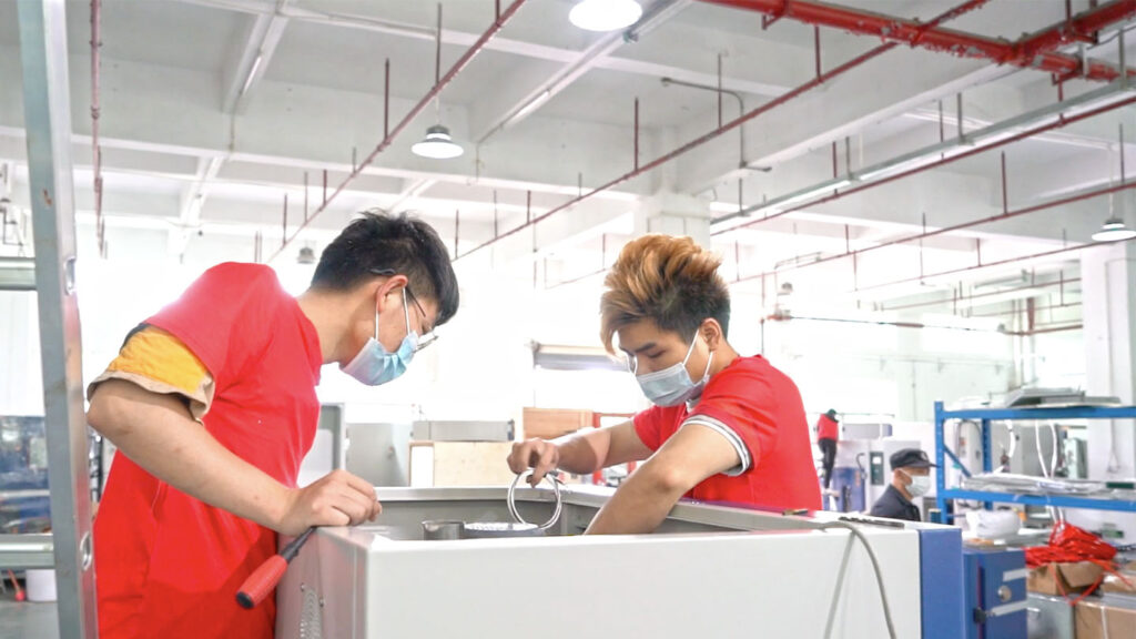 STS-work-Inner chamber assembly